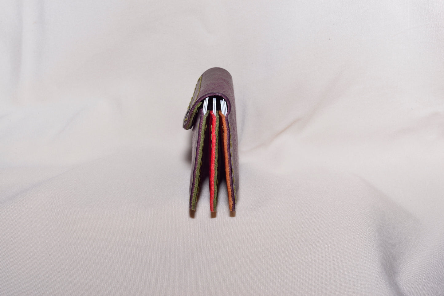 Three Pocket Business Card Holder