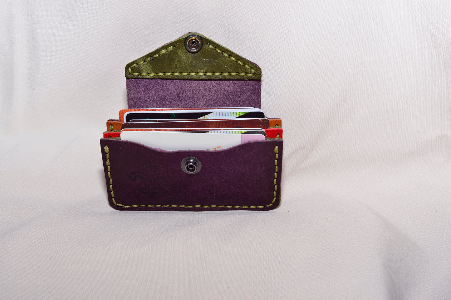 Three Pocket Business Card Holder