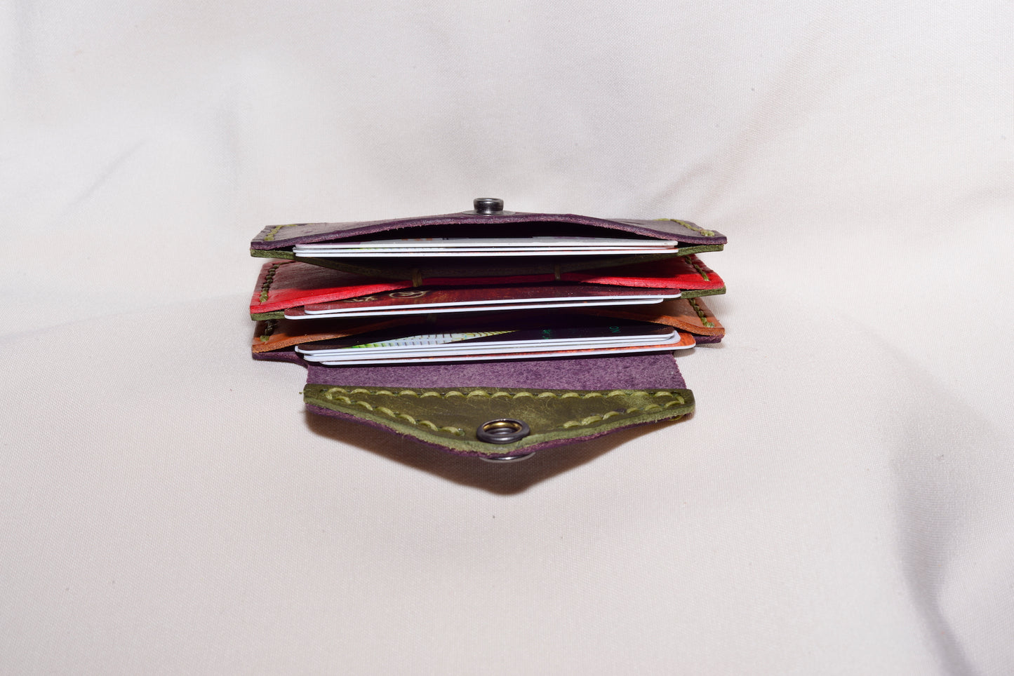 Three Pocket Business Card Holder