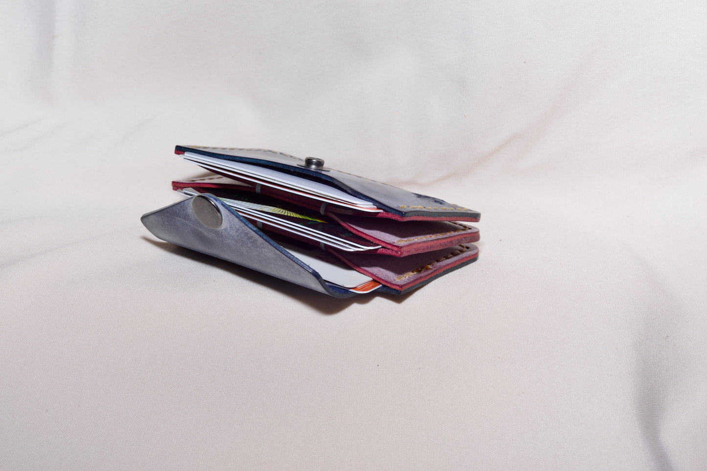 Three Pocket Business Card Holder