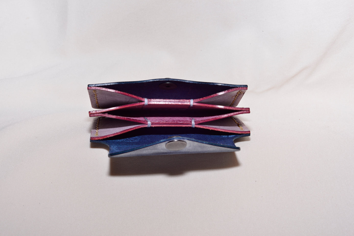 Three Pocket Business Card Holder