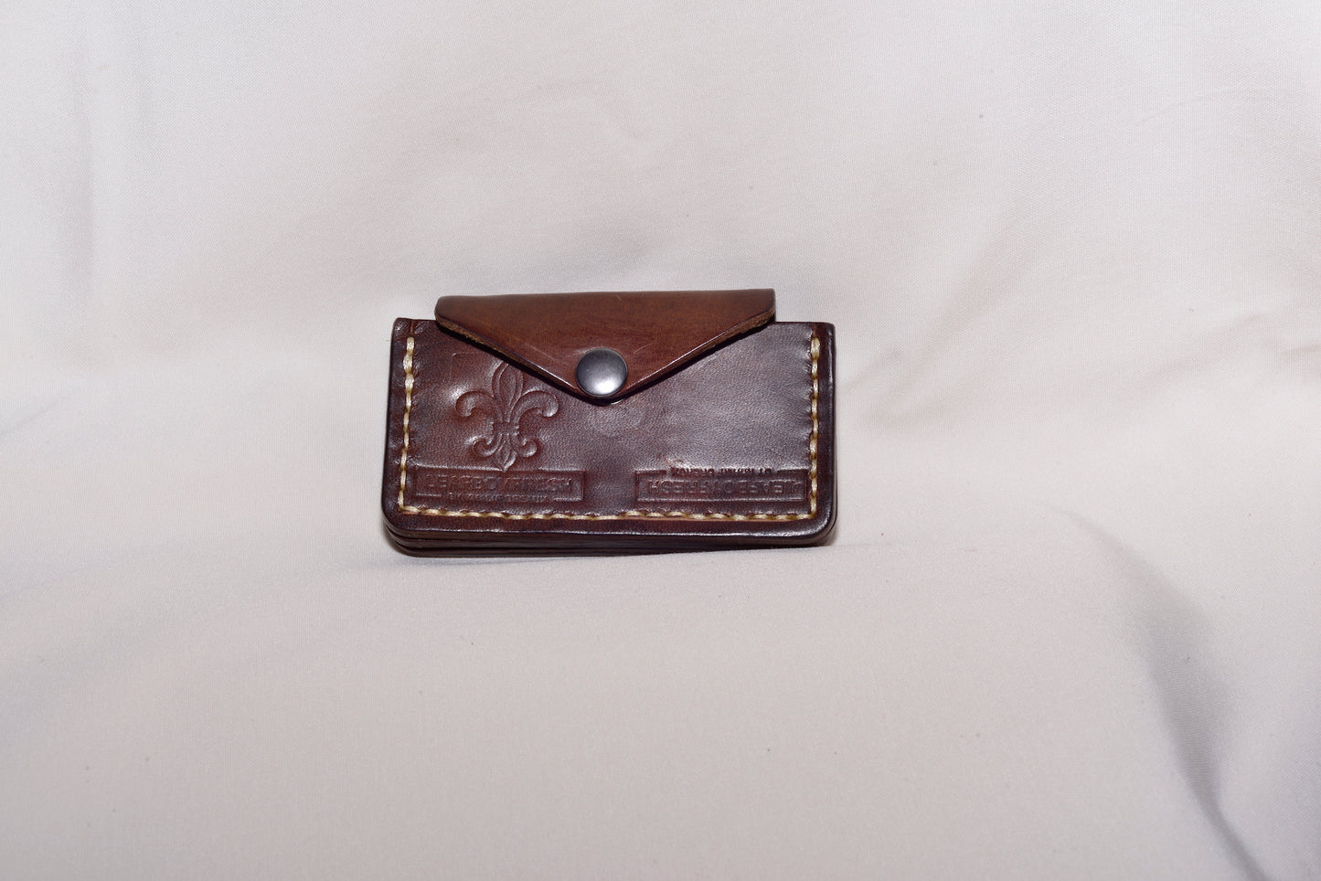 Three Pocket Business Card Holder