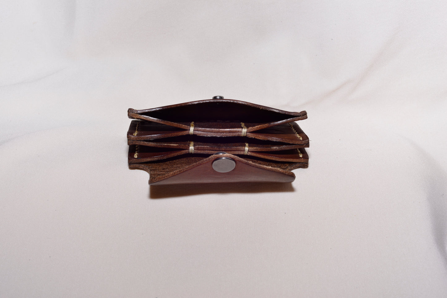 Three Pocket Business Card Holder