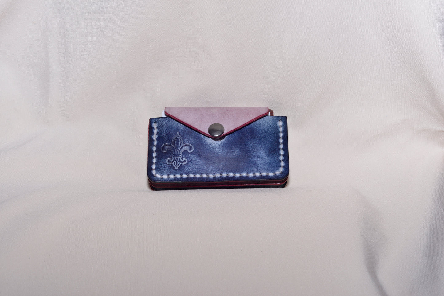 Three Pocket Business Card Holder