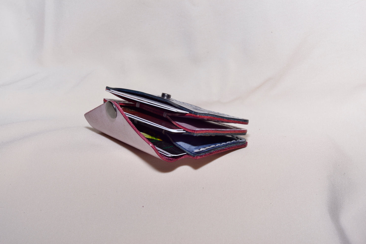 Three Pocket Business Card Holder
