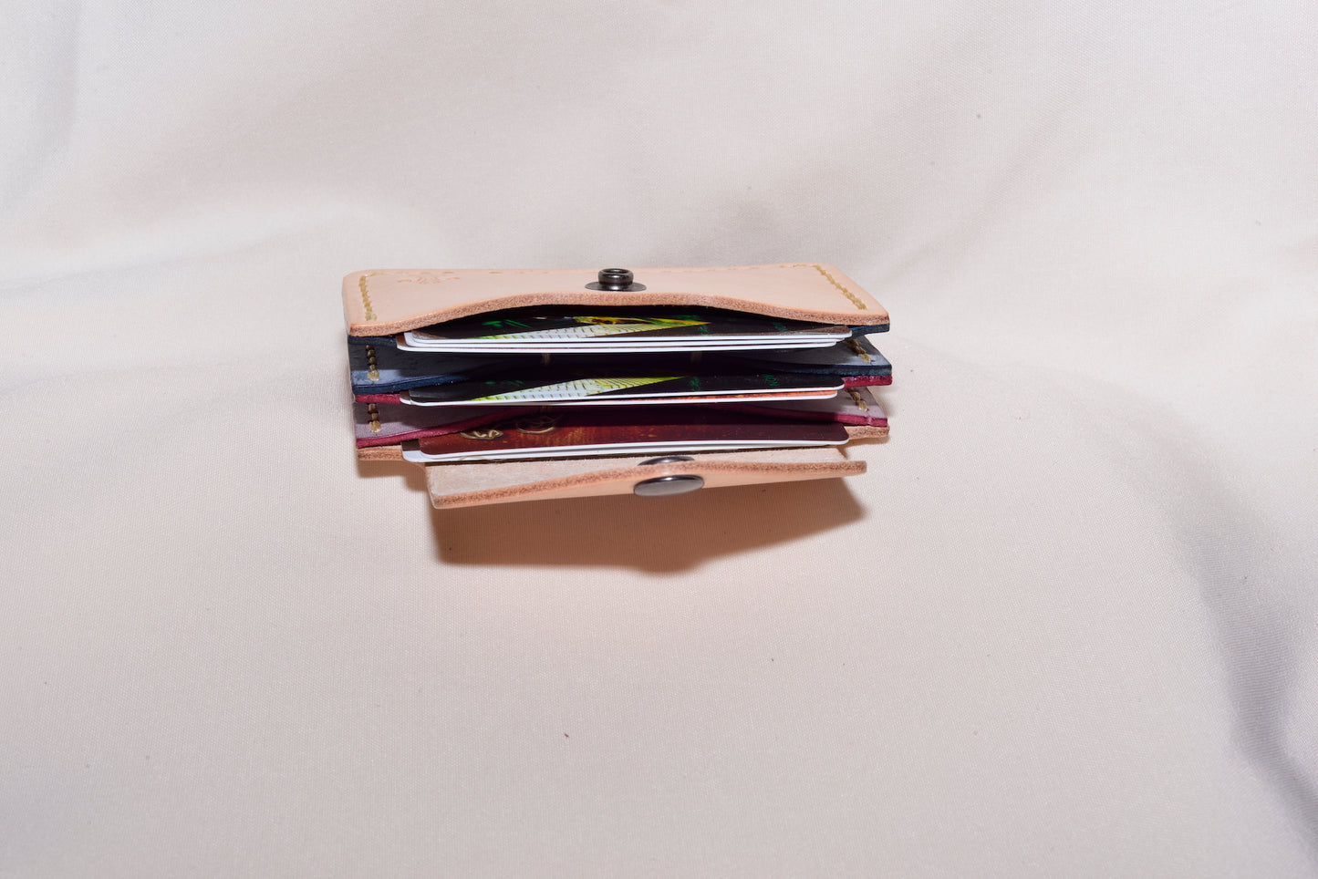 Three Pocket Business Card Holder