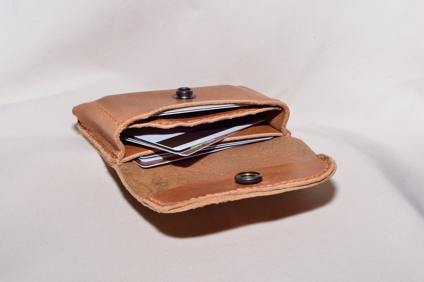 Soft Leather Three Pocket Wallet